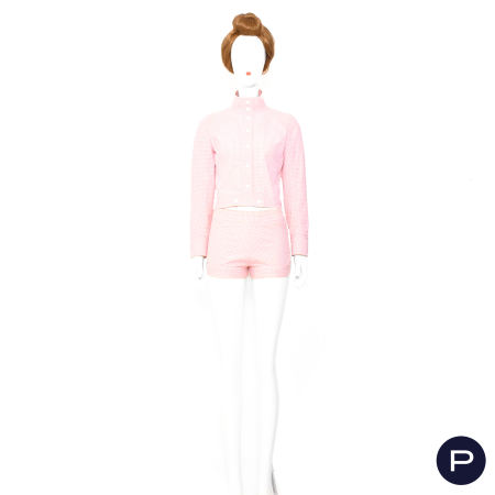 COURRÈGES HYPERBOLE - ENSEMBLE, BLOUSON, SHORT