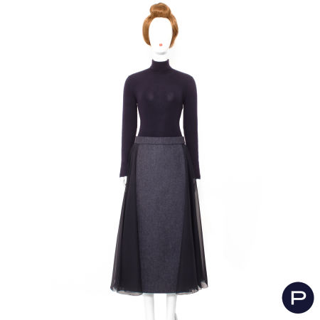 PRADA - CIRCA 2021 - JUPE, FOND DE JUPE