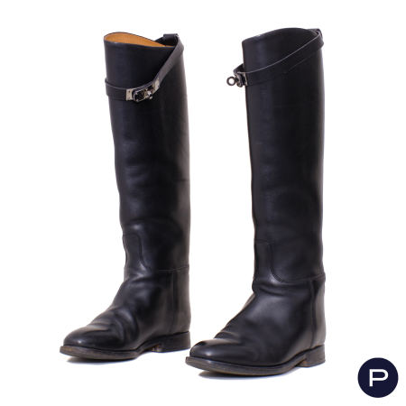 HERMÈS - PAIRE DE BOTTES