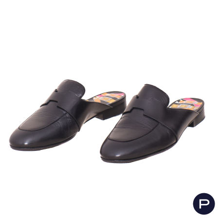 HERMÈS - PAIRE DE MULES