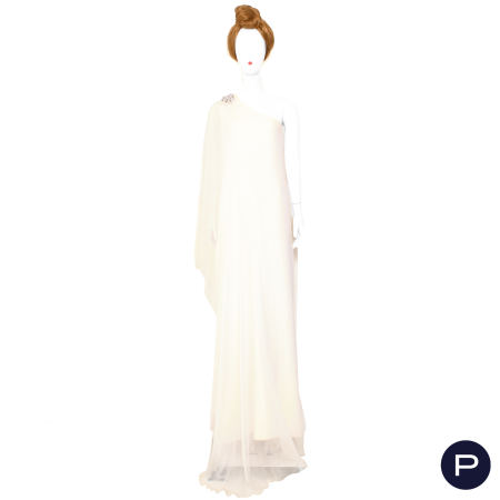 AZZARO - 2000'S - ROBE DU SOIR, ÉTOLE