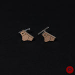 DIOR HOMME X HEDI SLIMANE - PRINTEMPS-ÉTÉ 2005- BOUTONS DE MANCHETTE