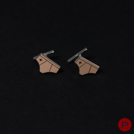 DIOR HOMME X HEDI SLIMANE - PRINTEMPS-ÉTÉ 2005- BOUTONS DE MANCHETTE