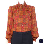 YVES SAINT LAURENT - CIRCA 1990 - BLOUSE