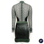 ALAÏA - AUTOMNE-HIVER 1991/92 - ENSEMBLE, BODY, MINI-JUPE