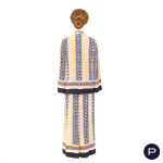 YVES SAINT LAURENT X ANITA SMAGA - PRINTEMPS-ÉTÉ 1970 - ENSEMBLE, CHEMISIER, JUPE, ÉTOLE