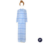 VALENTINO X ANITA SMAGA - PRINTEMPS-ÉTÉ 1976 - ENSEMBLE, PARDESSUS, BLOUSE, PANTALON, ÉTOLE