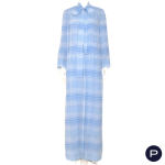 VALENTINO X ANITA SMAGA - PRINTEMPS-ÉTÉ 1976 - ENSEMBLE, PARDESSUS, BLOUSE, PANTALON, ÉTOLE