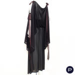 SAINT LAURENT RIVE GAUCHE - AUTOMNE-HIVER 1975/76 - ENSEMBLE, HAUT, JUPE PORTEFEUILLE