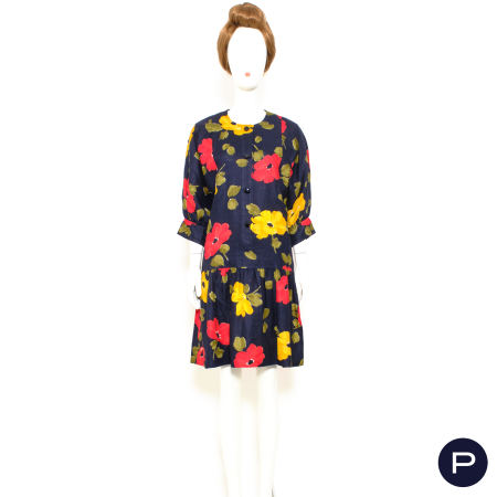 PIERRE WEYENETH X YVES SAINT LAURENT - CIRCA 1984 - ROBE