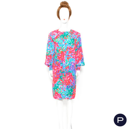 PIERRE WEYENETH X YVES SAINT LAURENT - 1980'S - ROBE