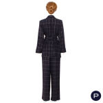 YVES SAINT LAURENT RIVE GAUCHE - CIRCA 1990 - ENSEMBLE, VESTE, PANTALON, ÉCHARPE