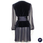 YVES SAINT LAURENT VARIATION - AUTOMNE-HIVER 1993/94 - ENSEMBLE, VESTE, JUPE