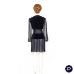 YVES SAINT LAURENT VARIATION - AUTOMNE-HIVER 1993/94 - ENSEMBLE, VESTE, JUPE