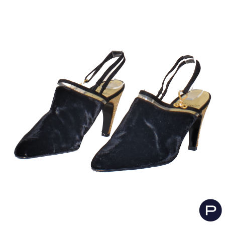 CHRISTIAN DIOR SOULIERS X GIANFRANCO FERRÉ - 1995 - PAIRE DE MULES