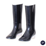 CHANEL - PAIRE DE BOTTES DE PLUIE
