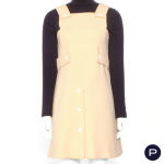 COURRÈGES HYPERBOLE - CIRCA 1970 - ROBE