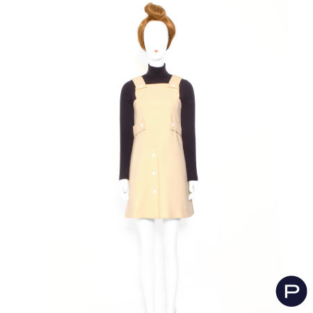 COURRÈGES HYPERBOLE - CIRCA 1970 - ROBE