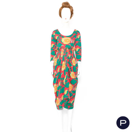 KENZO - LATE 1980'S - ENSEMBLE, BODY, JUPE PORTEFEUILLE