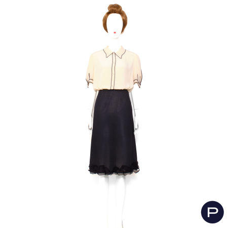 MIU MIU, PRADA - DONT, CIRCA 2020 - CHEMISIER, JUPE