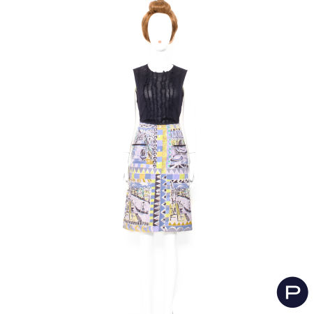 PRADA - PRINTEMPS-ÉTÉ 2004, DONT - HAUT, JUPE