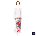 PRADA - AUTOMNE-HIVER 2017/18, CIRCA 2019 - CARDIGAN, JUPE