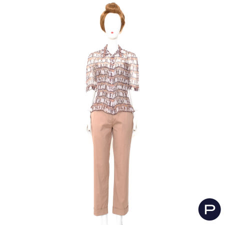 PRADA - AUTOMNE-HIVER 2000/01, CIRCA 2009 - CHEMISIER, CARACO, PANTALON