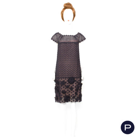 PRADA - CIRCA 2011 - ROBE, FOND DE ROBE