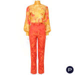 GIANFRANCO FERRÉ - AUTOMNE-HIVER 1992/93 - ENSEMBLE DU SOIR, VESTE, CORSAGE, PANTALON