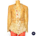 GIANFRANCO FERRÉ - AUTOMNE-HIVER 1992/93 - ENSEMBLE DU SOIR, VESTE, CORSAGE, PANTALON