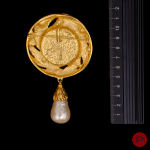 YVES SAINT LAURENT- BROCHE-PENDENTIF