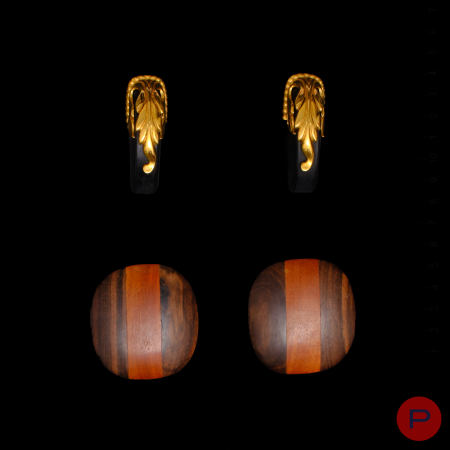 ISABEL CANOVAS, ANONYME - 1990'S- BOUCLES D'OREILLES