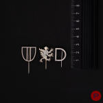 DIOR HOMME X HEDI SLIMANE - AUTOMNE-HIVER 2002/03- ÉPINGLE DE VESTE