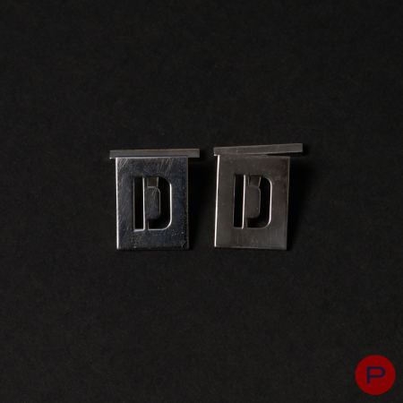 DIOR HOMME X HEDI SLIMANE - CIRCA 2001/05- BOUTONS DE MANCHETTE