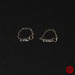 DIOR HOMME X HEDI SLIMANE - CIRCA 2001/05- BOUTONS DE MANCHETTE