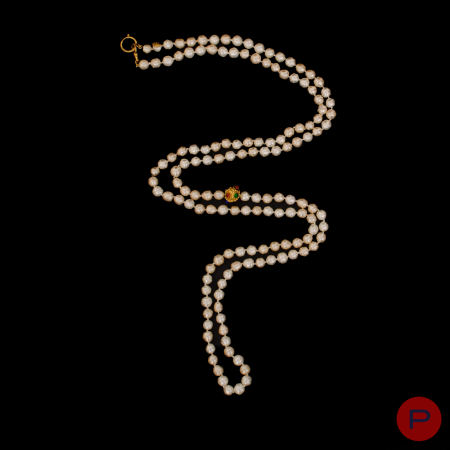 CHANEL - CIRCA 1981- SAUTOIR  DOUBLE