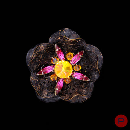 PACO RABANNE - AUTOMNE-HIVER 1989/90- BOUCLE D'OREILLE