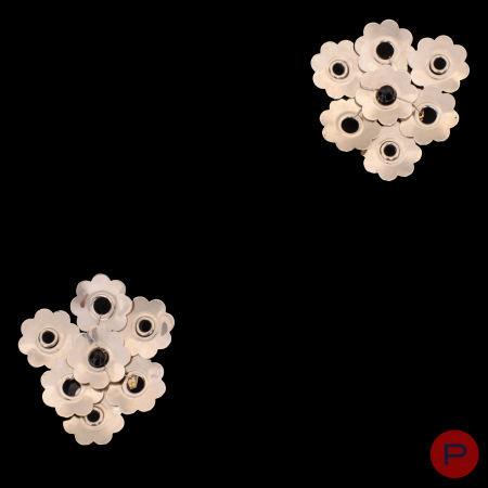 PACO RABANNE - AUTOMNE-HIVER 1989/90- PAIRE DE BOUCLES D'OREILLES