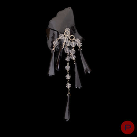 PACO RABANNE - PRINTEMPS-ÉTÉ 1989- BOUCLE D'OREILLE