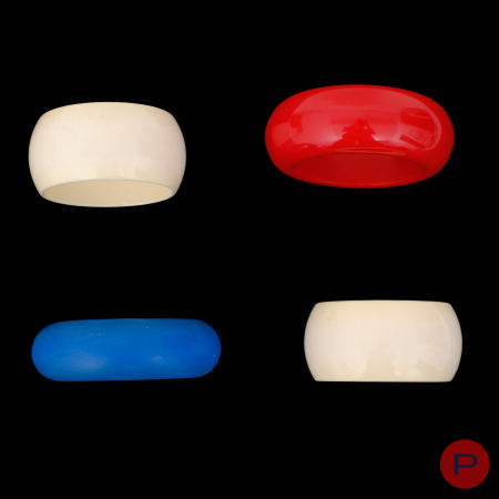 PACO RABANNE - PRINTEMPS-ÉTÉ 1994- QUATRE BRACELETS