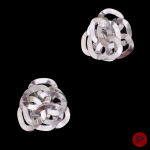 PACO RABANNE - PRINTEMPS-ÉTÉ 1990- PAIRE DE BOUCLES D'OREILLES