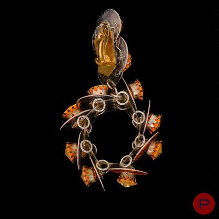 PACO RABANNE - PRINTEMPS-ÉTÉ 1989- BOUCLE D'OREILLE