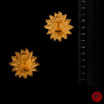 CHANEL- PAIRE DE BOUCLES D'OREILLES
