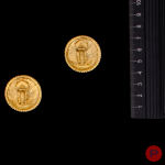 CHANEL- PAIRE DE BOUCLES D'OREILLES