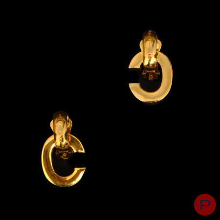 CELINE- PAIRE DE BOUCLES D'OREILLES