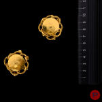 CHANEL- PAIRE DE BOUCLES D'OREILLES