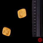 CHANEL- PAIRE DE BOUCLES D'OREILLES