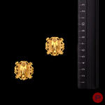 YVES SAINT LAURENT- PAIRE DE BOUCLES D'OREILLES