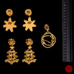 CHRISTIAN LACROIX - 1990/2000'S- BOUCLES D'OREILLES