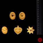 CHRISTIAN LACROIX - 1990/2000'S- BOUCLES D'OREILLES, BROCHES, BROCHE-PENDENTIF